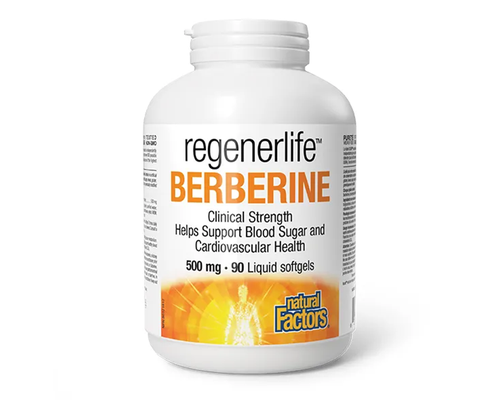 Natural Factors   Berberine, Regenerlife   90liq sgls