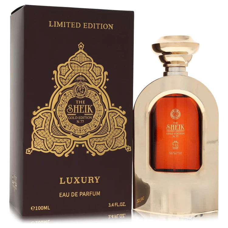 Khalis Men Khalis The Sheik N.77 Luxury Gold Edition 100 ml Eau De Parfum Spray
