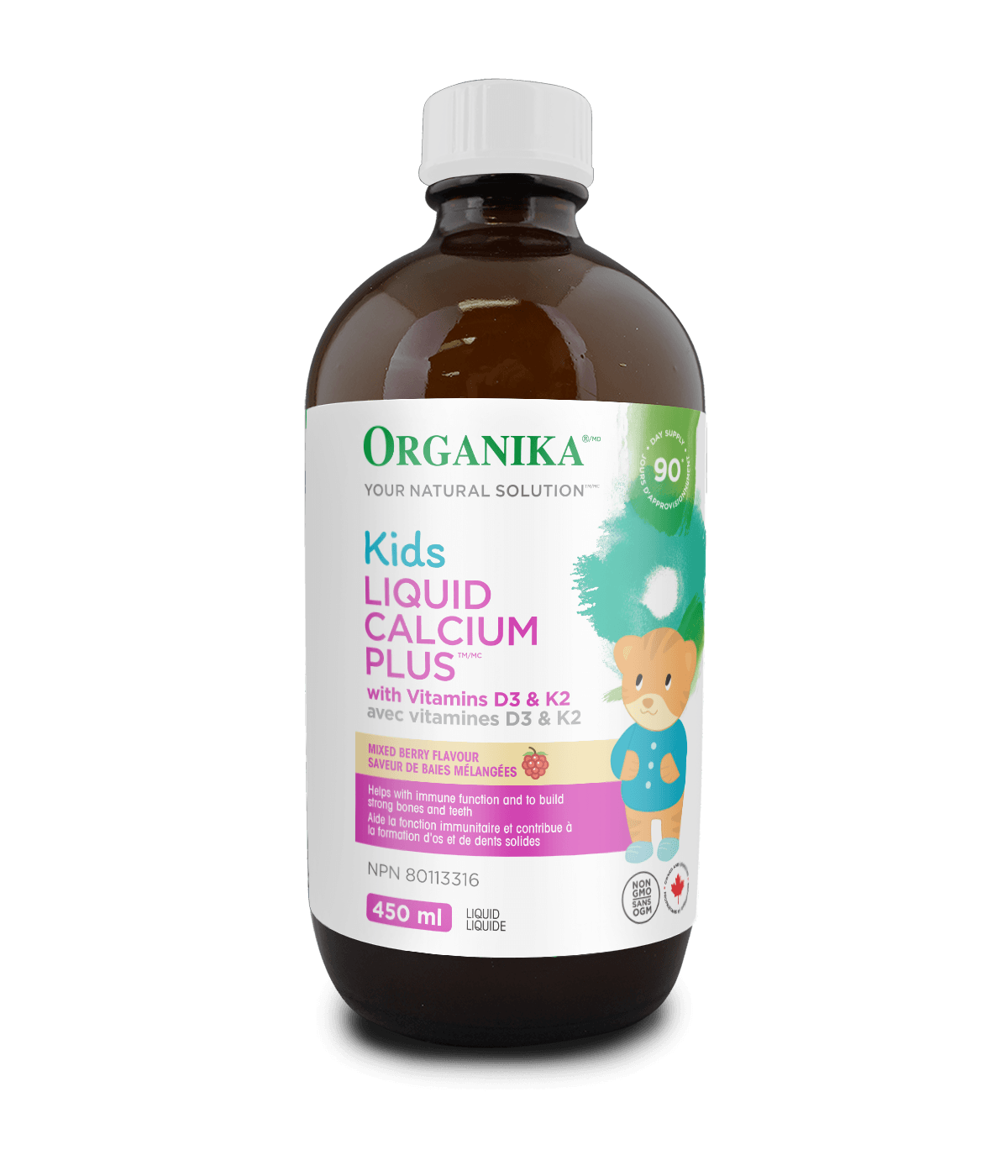 Organika   KIDS LIQUID CALCIUM 450ML