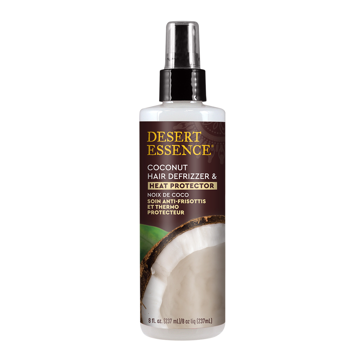 DESERT ESSENCE    Coconut Hair Styling    DESERT ESSENCE    Coconut Hair Styling    Defrizzer & Heat Protector 237mL
