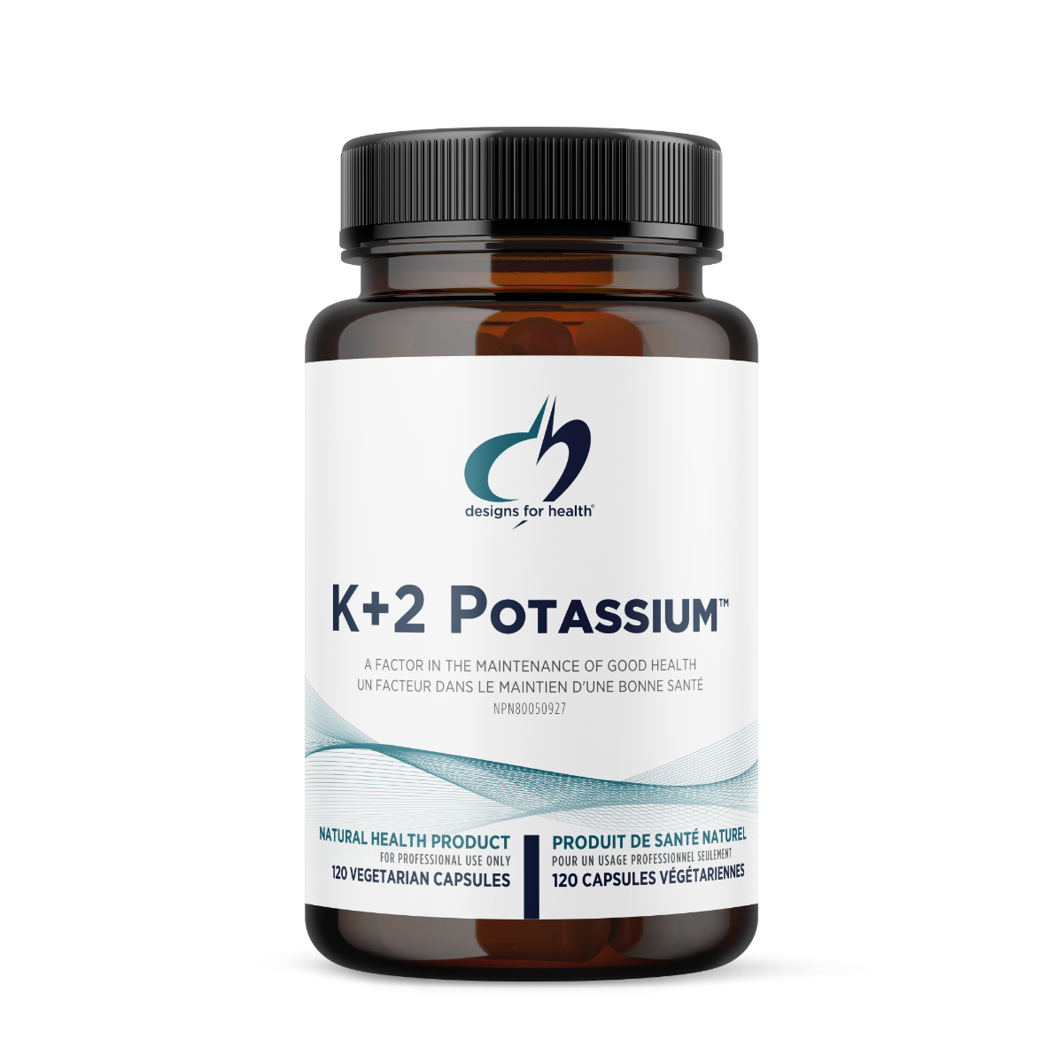 Design For Health K+2 Potassium 120Capsule
