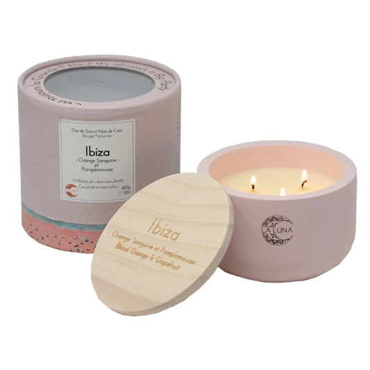 LA LUNA    Soy & Coconut Candles    LA LUNA    Soy & Coconut Candles    Ibiza Orange/Grapefruit Cndl 130g