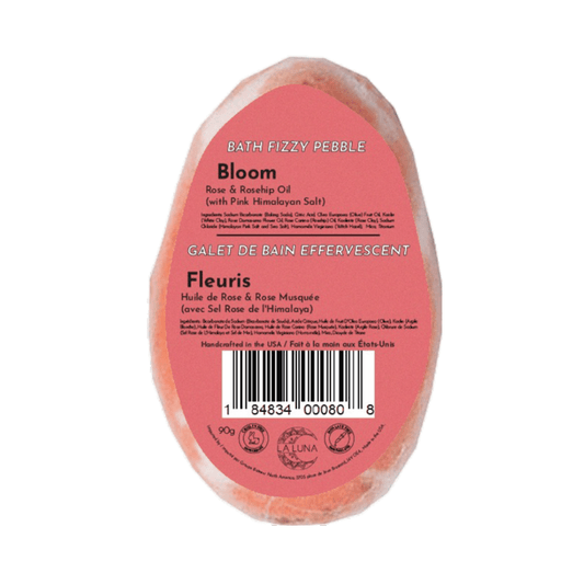 LA LUNA    Bath Fizzy Pebbles    LA LUNA    Bath Fizzy Pebbles    Bloom Rose & Rosehip oil 90g*6
