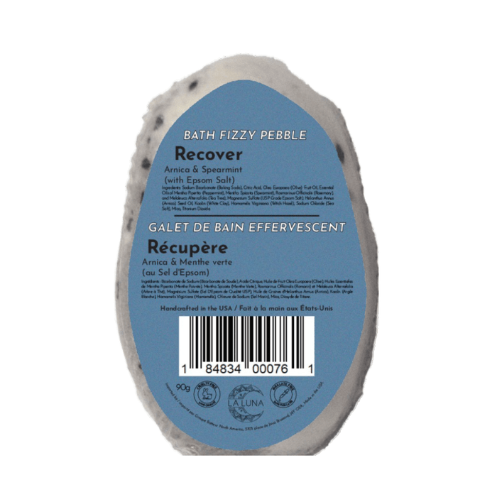 LA LUNA    Bath Fizzy Pebbles    LA LUNA    Bath Fizzy Pebbles    Recover Arnica & Spearmint 90g*6
