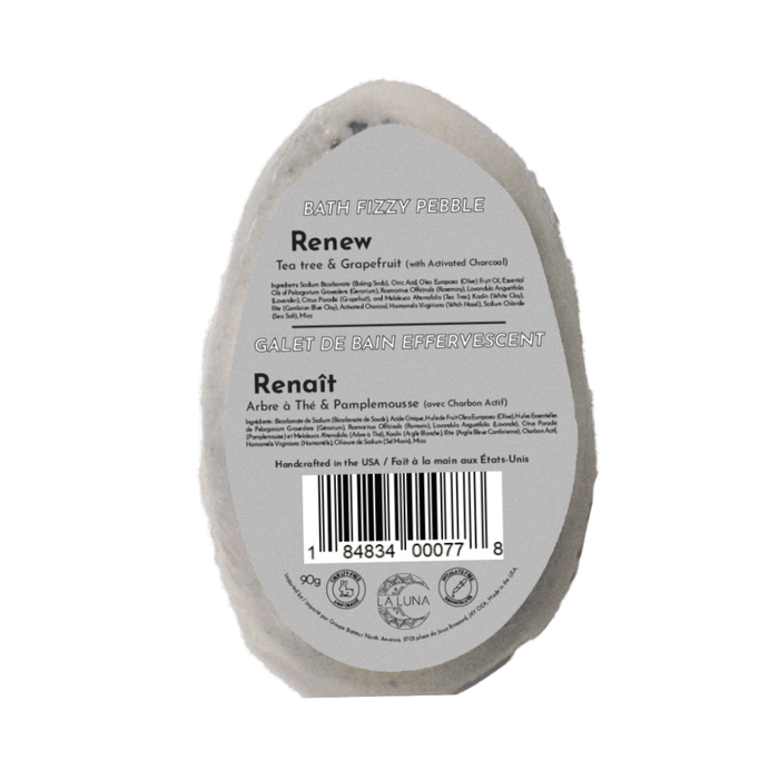 LA LUNA    Bath Fizzy Pebbles    LA LUNA    Bath Fizzy Pebbles    Renew Tee Tree & Grapefruit 90g*6