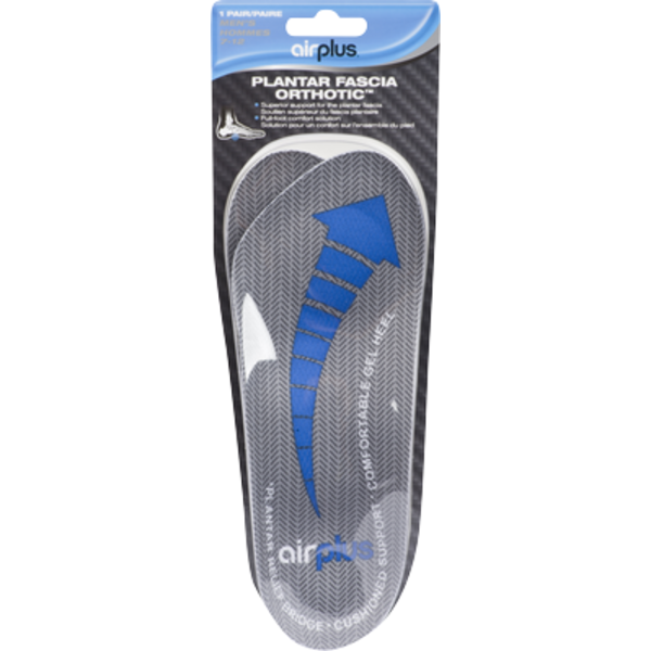 AIRPLUS ORTHOTIC INSOLE PLANTAR FASCIA MEN