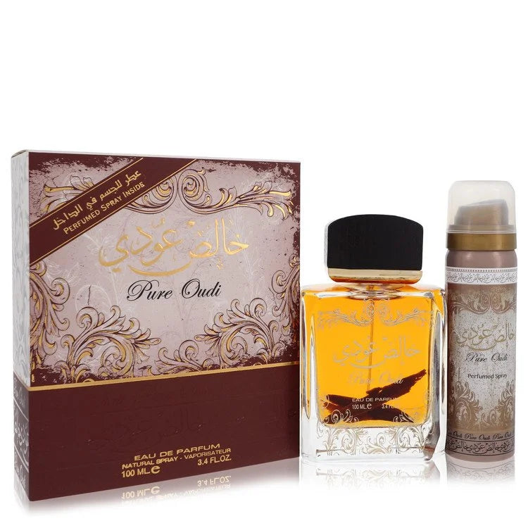 Lattafa Women Lattafa Pure Oudi 100 ml Eau De Parfum Spray Plus 1.7 oz Deodorant