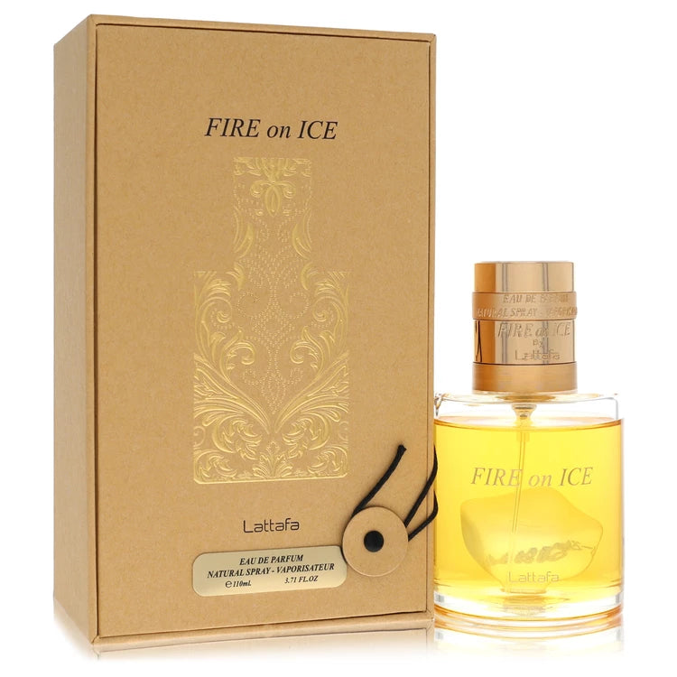 Lattafa Men Lattafa Fire On Ice 109 ml Eau De Parfum Spray (Unisex)