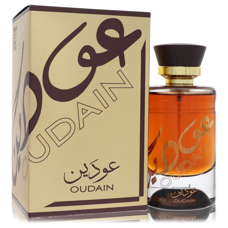 Lattafa Oudain Eau De Parfum Spray (Unisex) By Lattafa 3.4 oz Eau De Parfum Spray