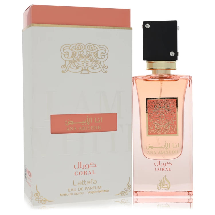 Lattafa Men Ana Abiyed Coral 60 ml Eau De Parfum Spray (Unisex)
