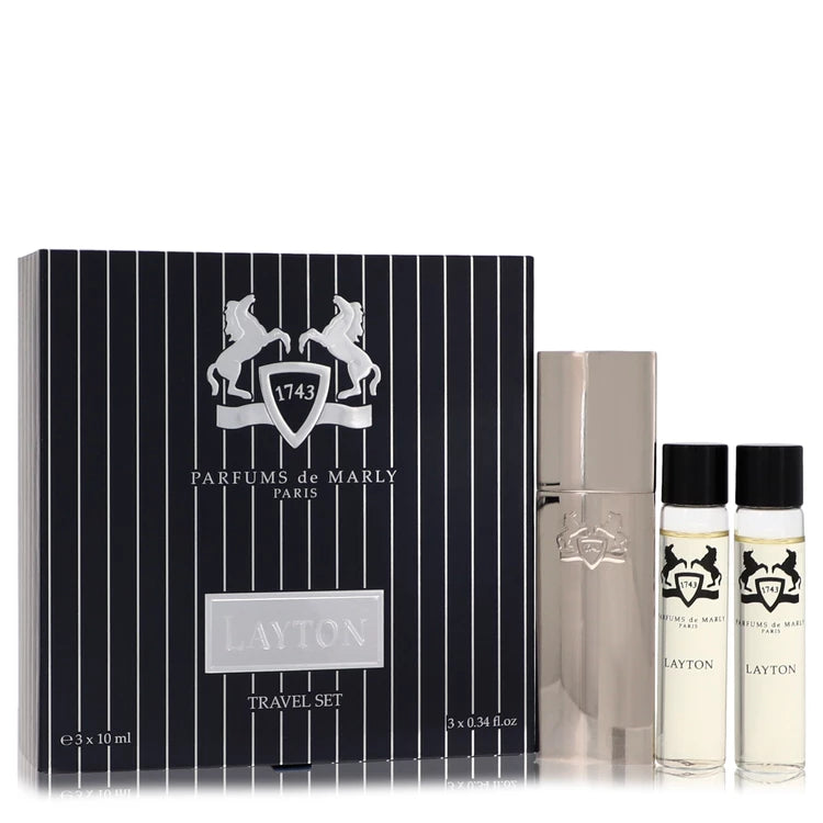 Parfums De Marly Men Layton Royal Essence 3 x 10 ml Three Eau De Parfum Sprays Travel Set