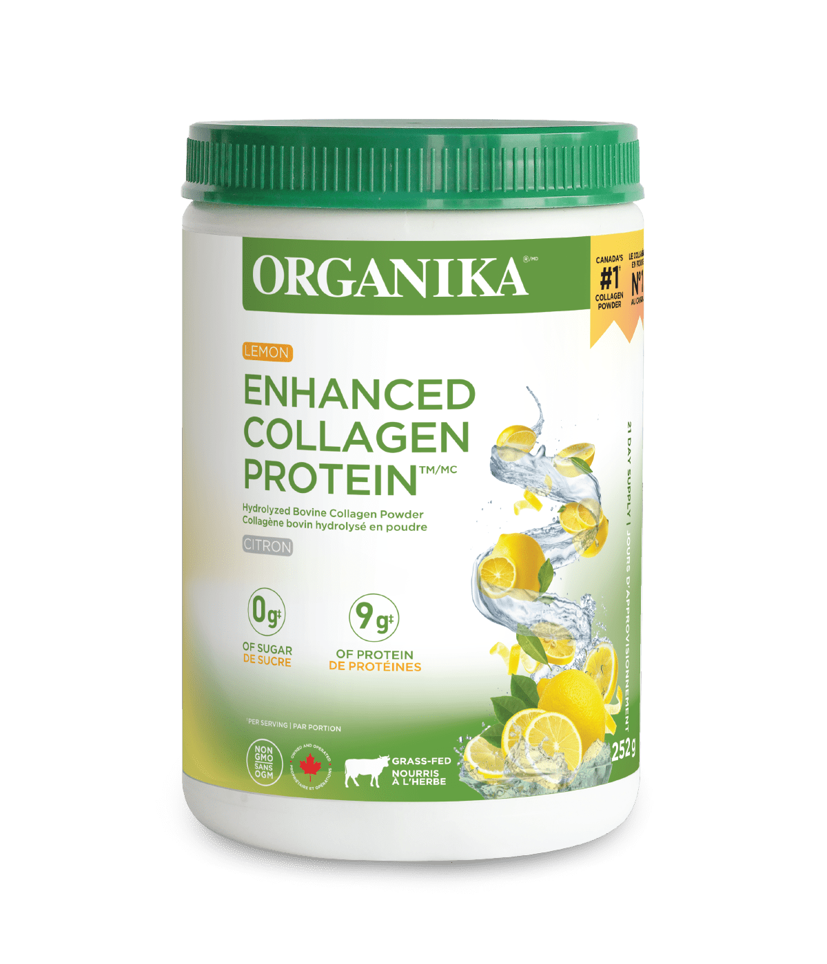 Organika ENHANCED COLLAGEN LEMON 252G