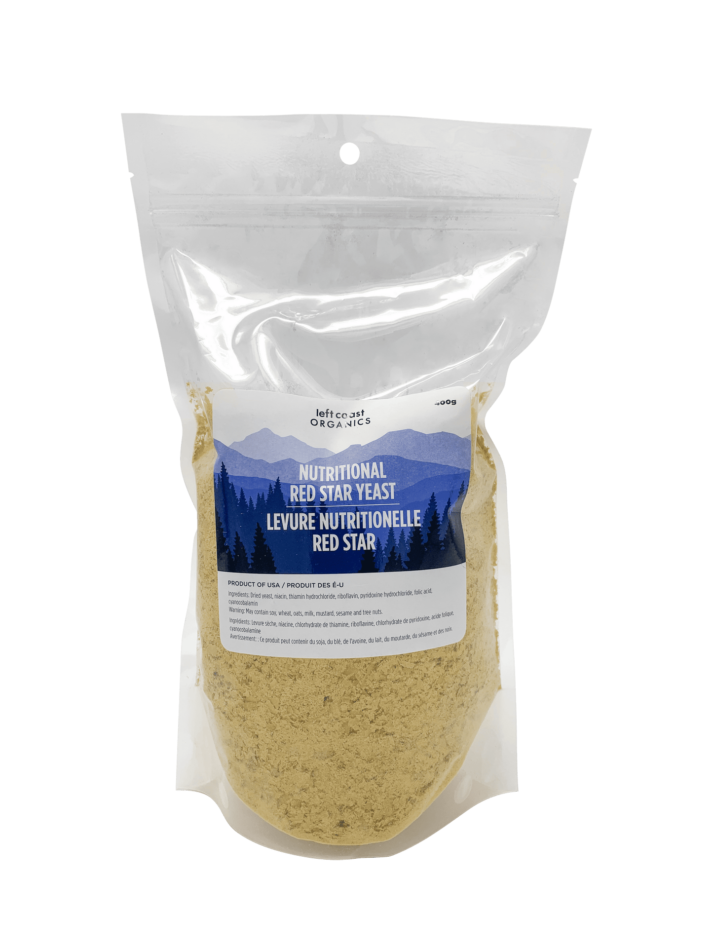 LEFT COAST Nutritional Yeast, Red Star 400g