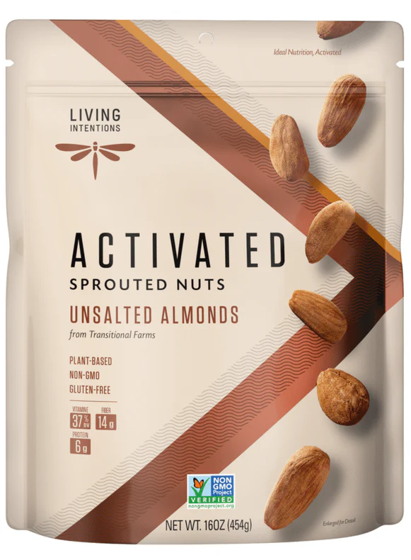 Living Intentions_Sprouted Almonds_454g