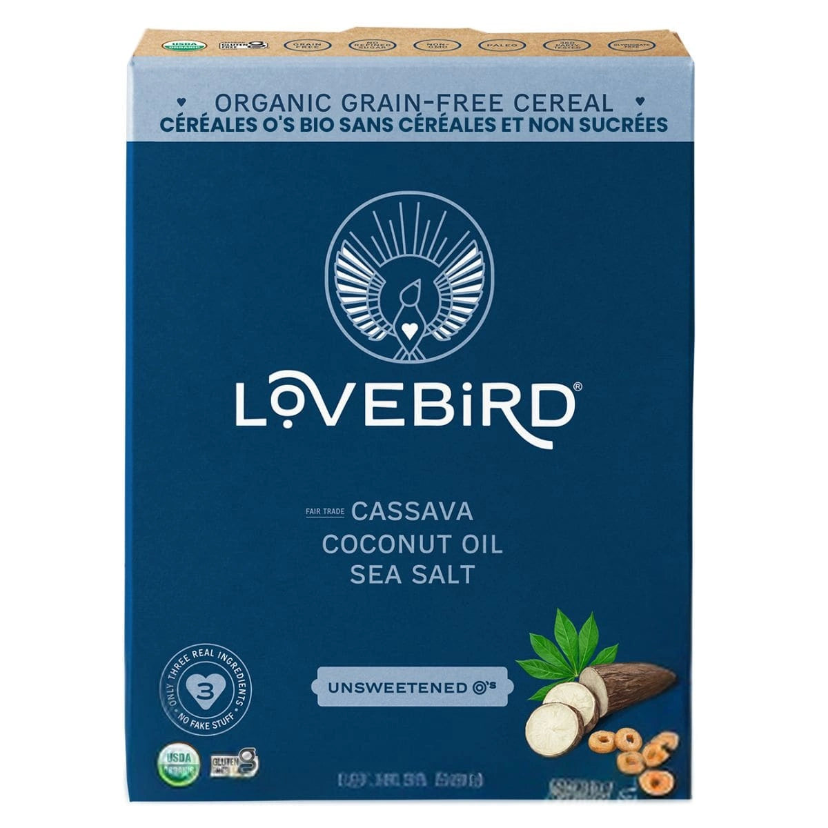 Lovebird Grain-Free Cereal Unsweetened 198 g