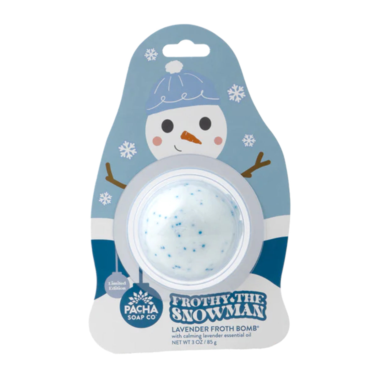 Pacha Soap Froth Bomb Card,Frothy The Snowman 85g