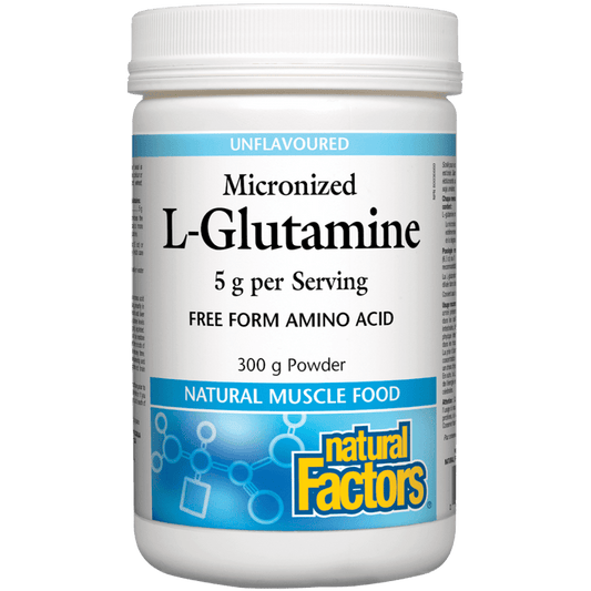 Natural Factors   Micronized L-Glutamine 5 g   450 g pwdpwd