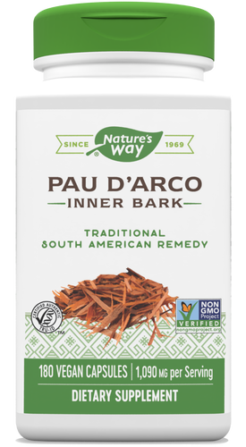 Nature's Way - Pau d’Arco Inner Bark - 180 veg Caps