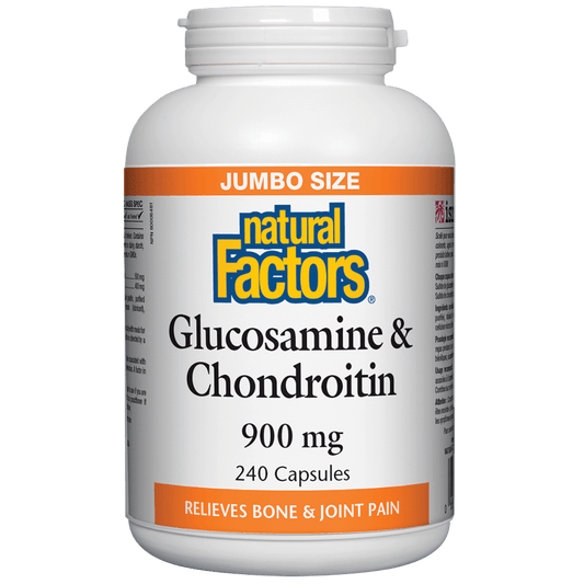 Natural Factors   Glucosamine & Chondroitin Sulfate 900 mg   240 capscaps