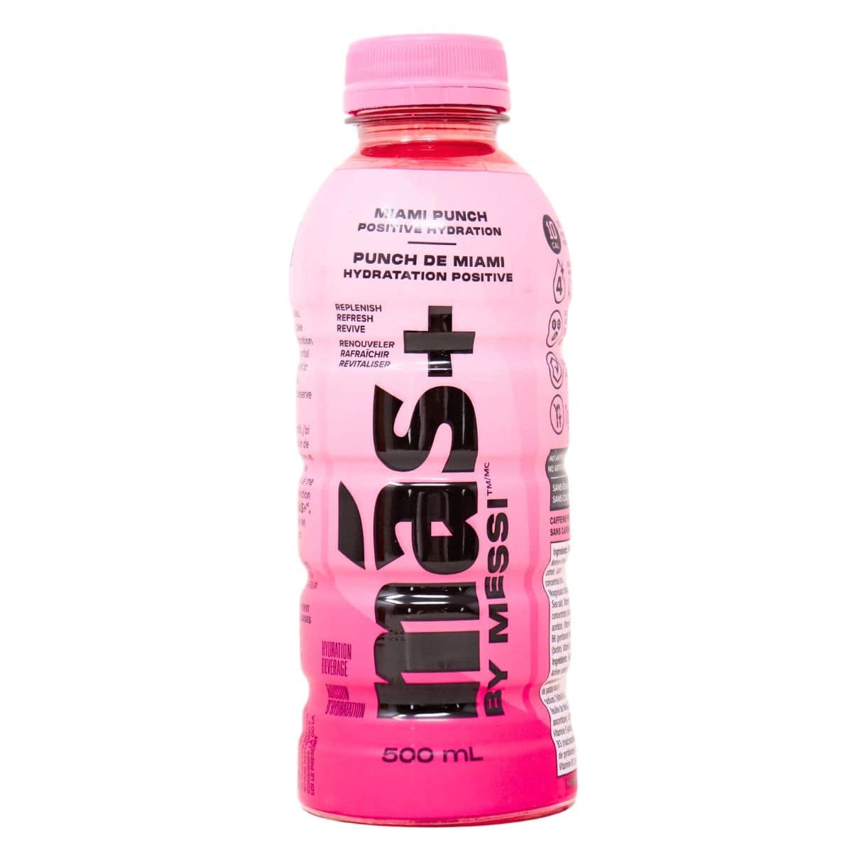 Mas+ Hydration By Messi Miami Punch 500 mL