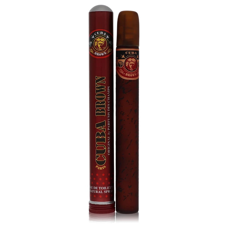 Cuba Brown Eau De Toilette Spray By Fragluxe 1.17 oz Eau De Toilette Spray