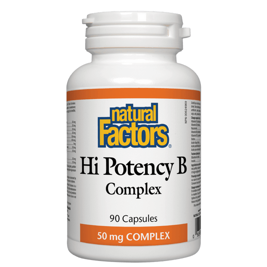 Natural Factors   Hi Potency B 50 mg Complex   90 capscaps