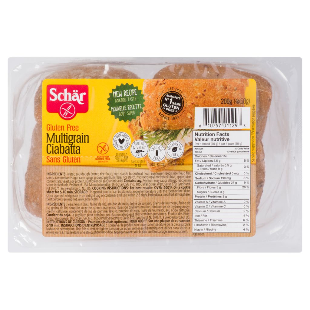 SCHAR Multigrain Ciabatta 200g