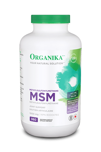 Organika MSM METHYLSULFONYLMETHANE 1G 360VCAP