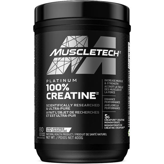 MuscleTech - MuscleTech Platinum - 100% Creapure Creatine Unflavoured 400 g