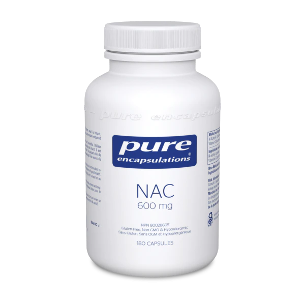 PURE ENCAPSULATIONS NAC 600 mg 180 caps