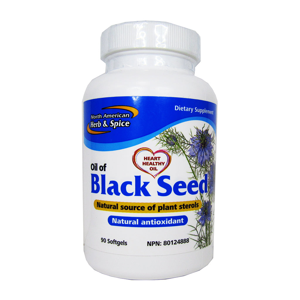 North American Herb & Spice -Oil of Black Seed 1000mg softgel - 90 gels