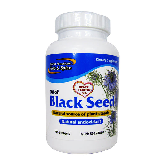 North American Herb & Spice -Oil of Black Seed 1000mg softgel - 90 gels