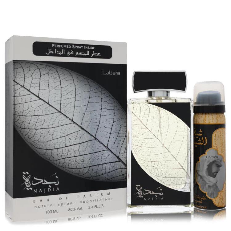 Lattafa Women Najdia 100 ml Eau De Parfum Spray Plus 1.7 oz Deodorant