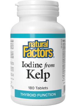 Natural Factors   Iodine from Kelp   180 tabstabs