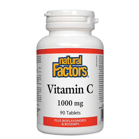 Natural Factors   Vitamin C 1000 mg Plus Bioflavonoids & Rosehips   90 tabstabs