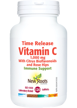 NEW ROOTS Time Release Vitamin C 1,000 mg 120 tablets