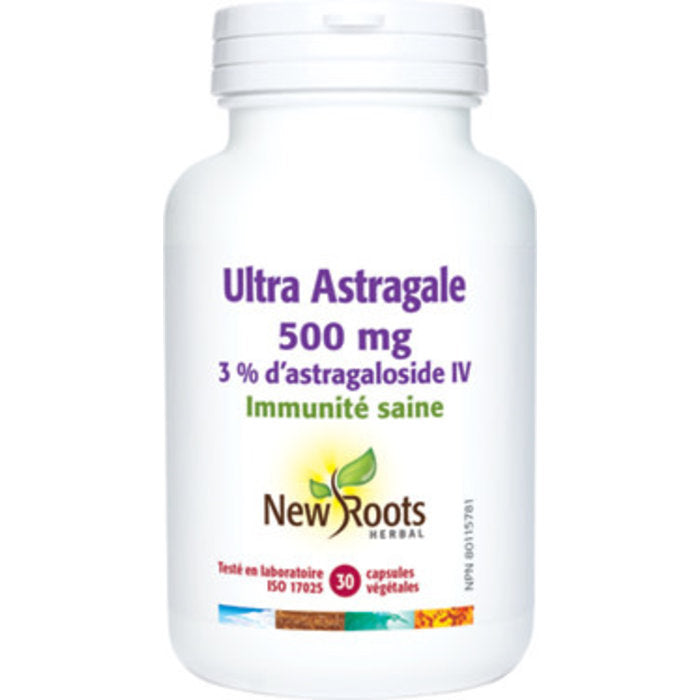 New Roots Astragalus Ultra 500 mg · 3% Astragaloside IV 30 capsules