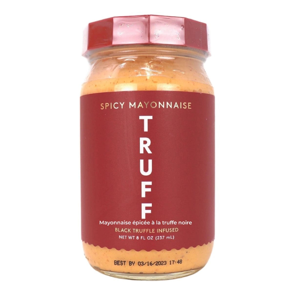 Truff TRUFF Mayo (Bilingual) Flavour: Spicy Mayonnaise
Container Size: 237 mL Case of 6