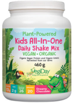 Natural Factors   Kids All-In-One Daily Shake Mix Dreamy Chocolate   480 g pwdpwd