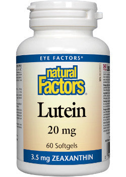 Natural Factors   Lutein 20 mg   60 sglssgls