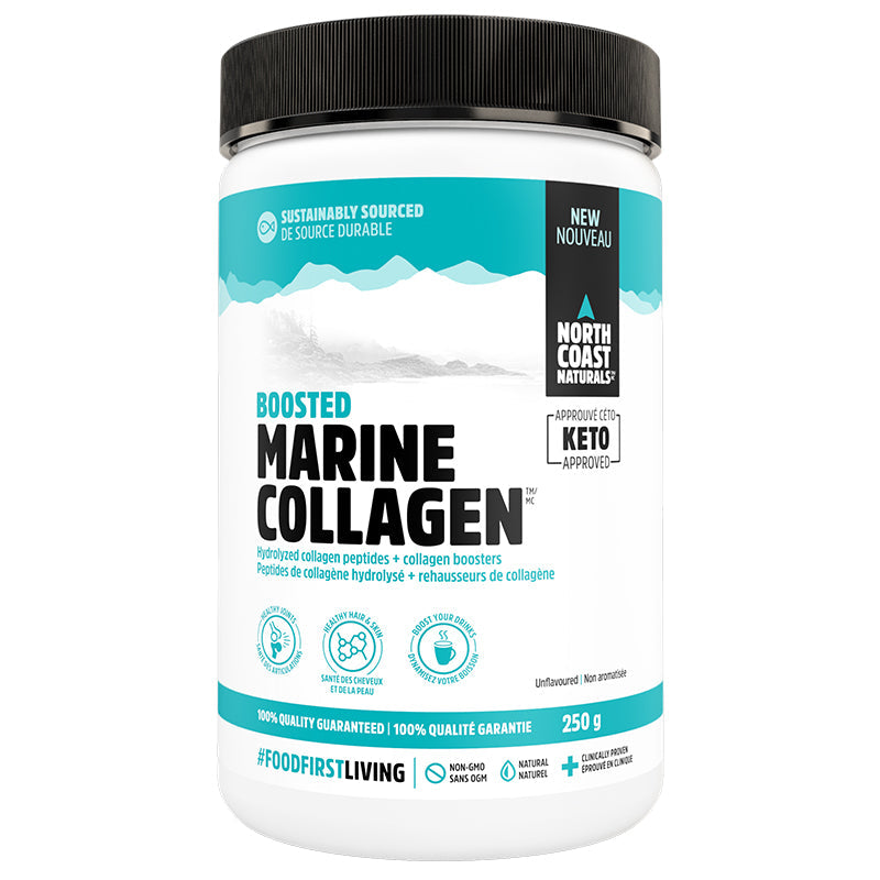 North Coast Naturals BOOSTED MARINE COLLAGENTM Size Unflavoured 250 g