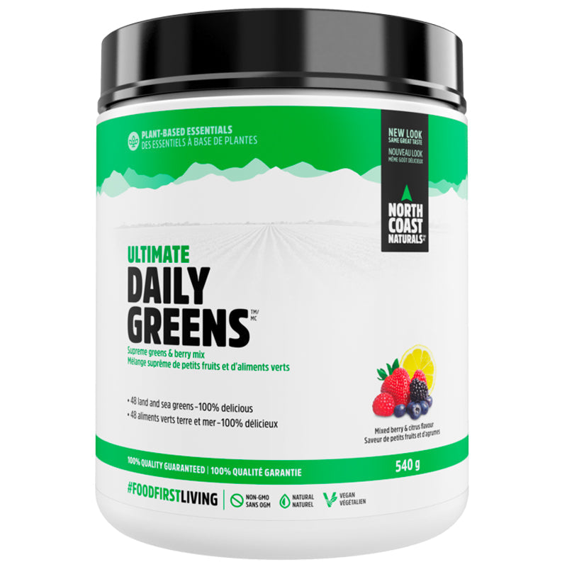 North Coast Naturals ULTIMATE DAILY GREENS™ Mixed Berry & Citrus Flavour540 g