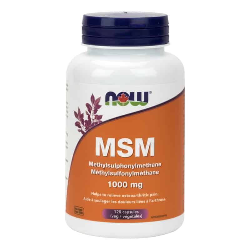 NOW MSM 1000mg 120cap