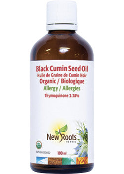 NEW ROOTS Black Cumin Seed Oil · Organic · 2.0 – 2.4% Thymoquinone 100 ml