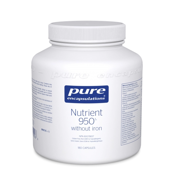 PURE ENCAPSULATIONS - Nutrient 950® without Iron 180 caps