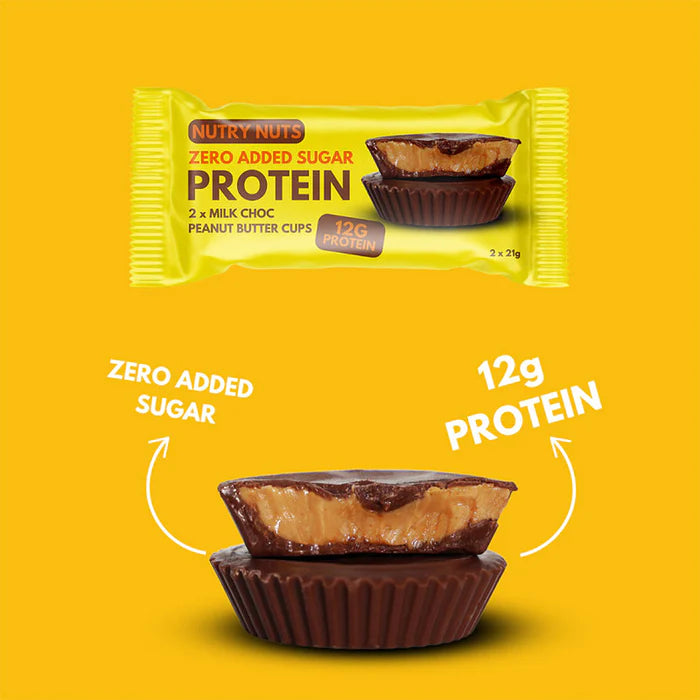 Nutry Nuts PB Cups, Milk Chocolate, 2-pack 42g