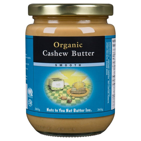 NUTS TO YOU Org Cashew Butter Smooth 365g