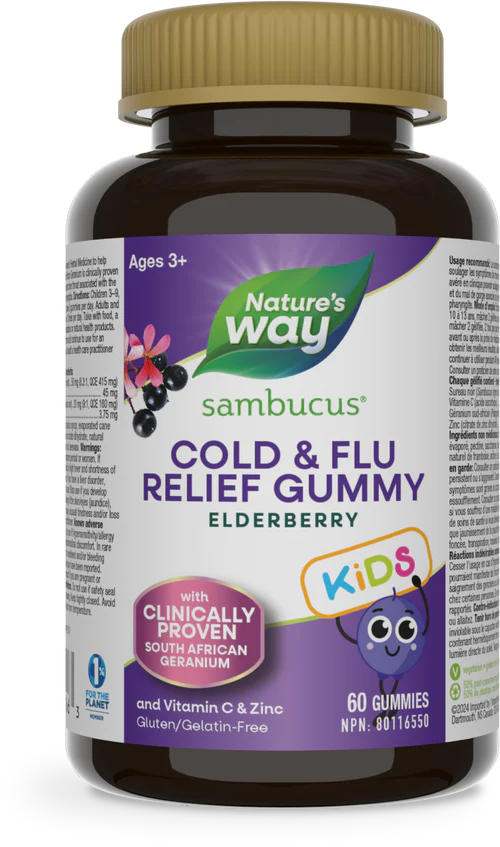 Nature's Way - Sambucus Relief Kids Gummies - 60 Gummies