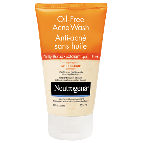 NEUTROGENA SCRUB ACNE DAILY WASH OIL FREE 125ML