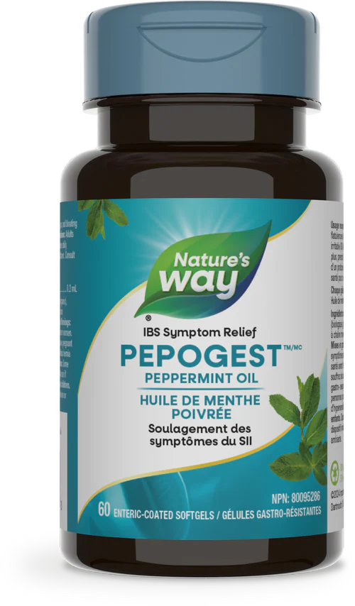 Nature's Way - Pepogest™ (Peppermint Oil) - 60 Gels